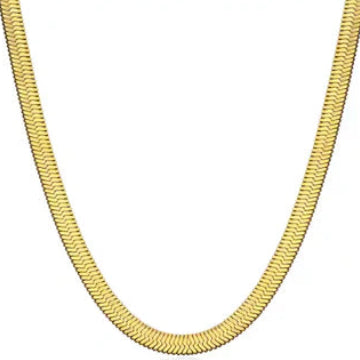 Gold Snake Necklace Chain For Women and Girls