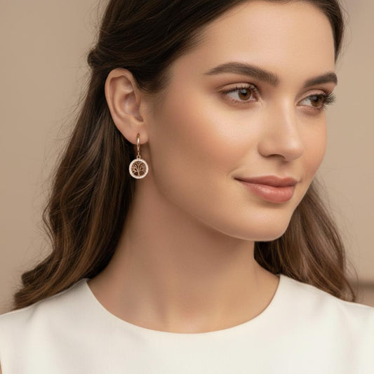 Tree of Life Drop Earrings